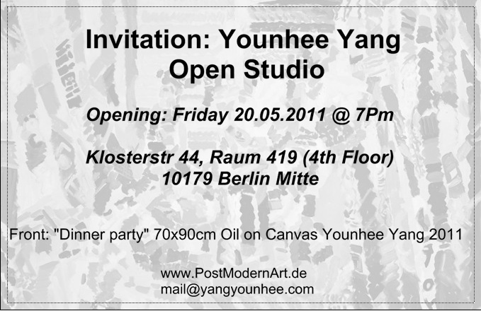 Einladung Open Studio: Kunstatelier Younhee Yang