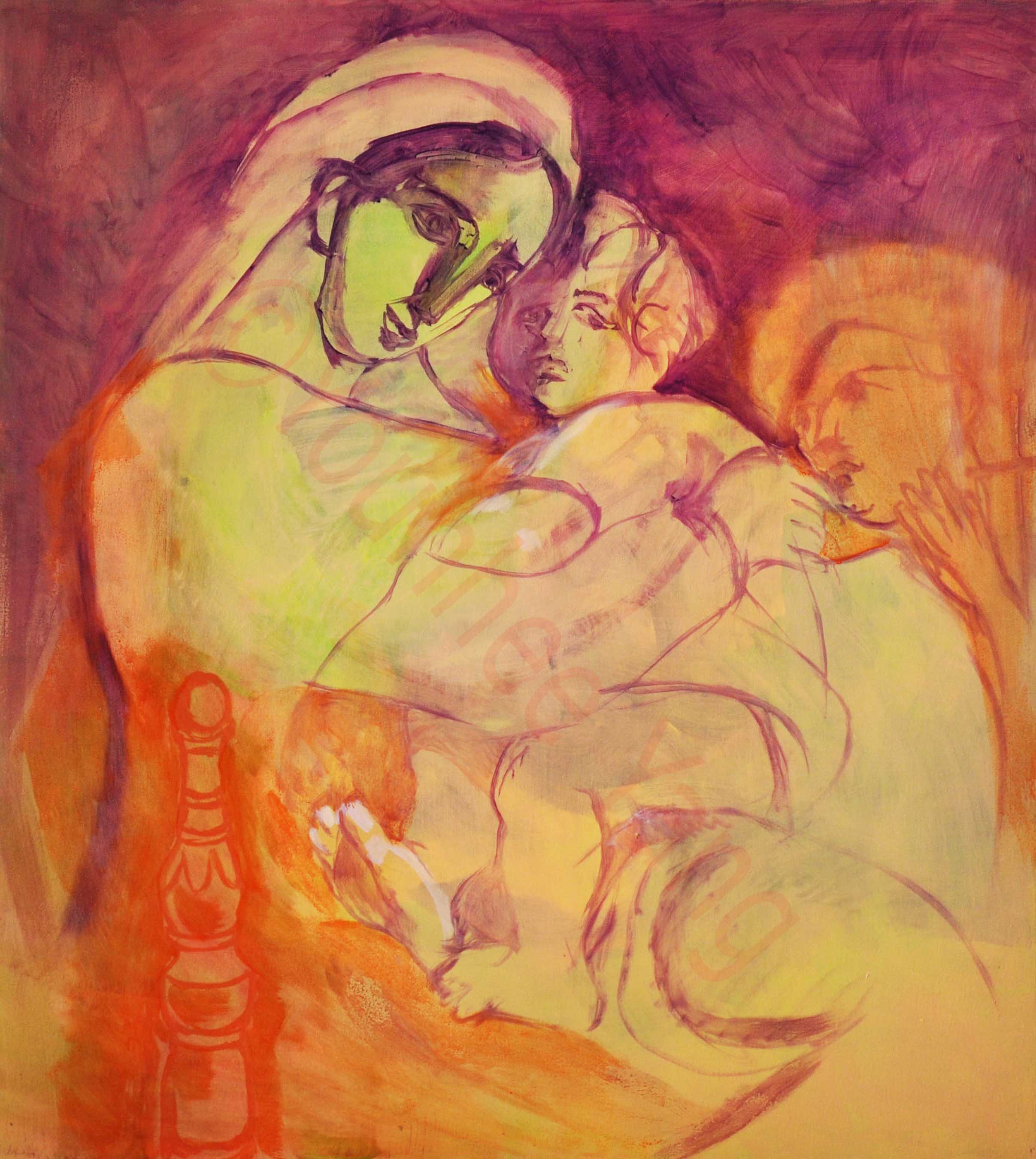 Mother and Child 89 x 99 cm Oil on Canvas 2009